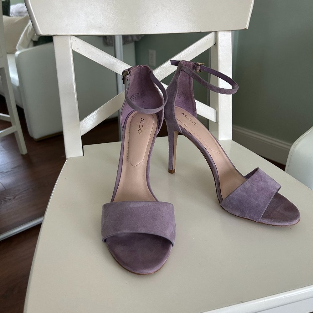 Aldo | Lavender High Heels with an Ankle Strap